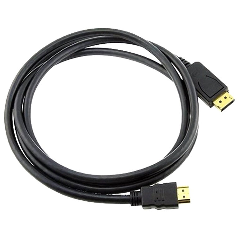8ware DisplayPort DP to HDMI Cable 2m - 20 pins Male to 19 pins Male Gold plated RoHS, RC-DPHDMI-2