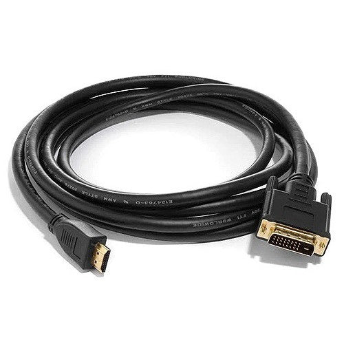 8ware HDMI to DVI-D Adapter Converter Cable 3m - Male to Male 30AWG Gold Plated PVC Jacket for PS4 PS3 Xbox 360 Monitor PC Computer Projector DVD, RC-HDMIDVI-3