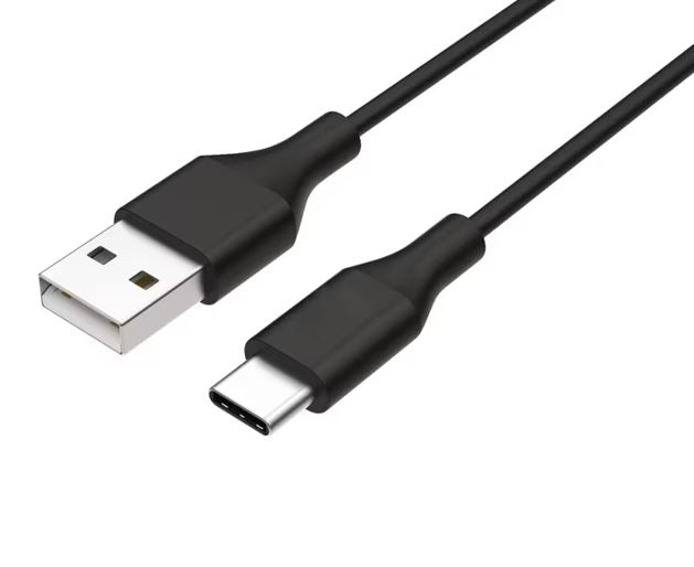 8ware 1m USB-C Type-C Data Sync Charger Cable Black Strong Braided Heavy Duty Charging for Samsung Galaxy Note 8 S8 Plus LG Google Macbook, UC-2001AC