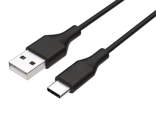 8ware 1m USB-C Type-C Data Sync Charger Cable Black Strong Braided Heavy Duty Charging for Samsung Galaxy Note 8 S8 Plus LG Google Macbook, UC-2001AC