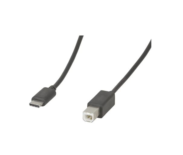 8Ware USB-B to USB-C Cable 1m Type-C to B Male to Male - 480Mbps, UC-2001BC