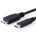 8Ware USB-C to Micro USB Cable 1m Type C to Type B Male to Male Black 10Gbps, UC-3001UBC