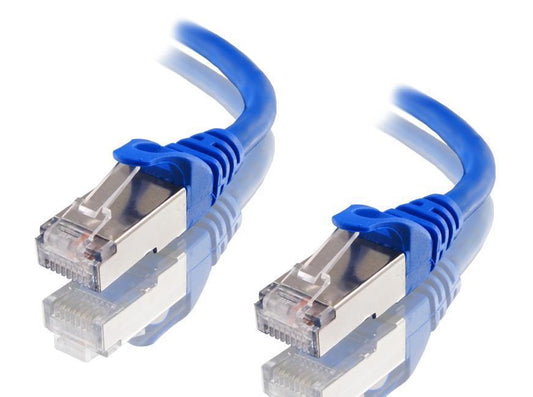 Astrotek CAT6A Shielded Ethernet Cable 40m Blue Color 10GbE RJ45 Network LAN Patch Lead S/FTP LSZH Cord 26AWG, AT-RJ45BLUF6A-40M