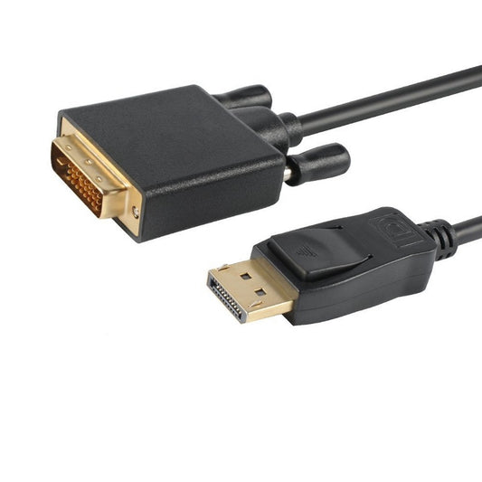 Astrotek DisplayPort DP to DVI-D 2m Cable Male to Male 24+1 Gold plated Supports video resolutions up to 1920x1200/1080P Full HD @60Hz, AT-DPDVI-2