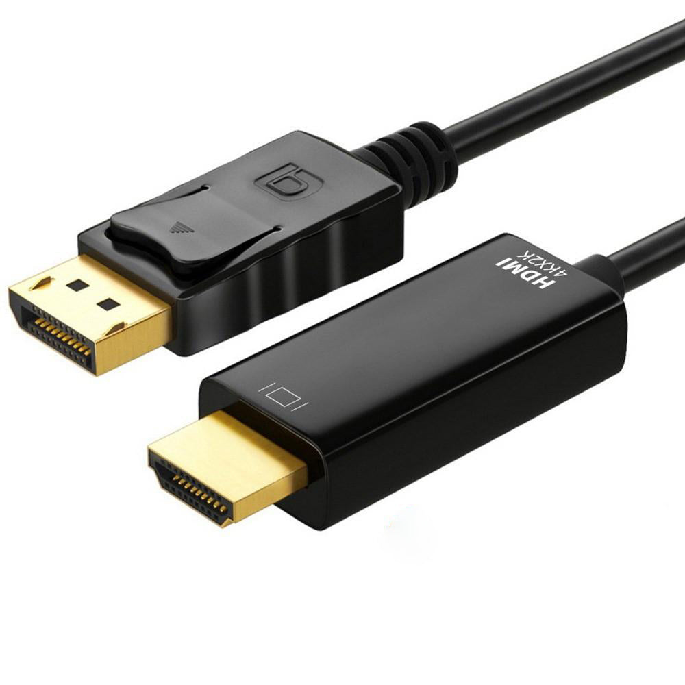 Astrotek 1m DisplayPort DP to HDMI Cable Converter Adapter - Male to Male 4K Resolution For Laptop PC to Monitor Projector HDTV Video Card, AT-DPHDMI4K-1M