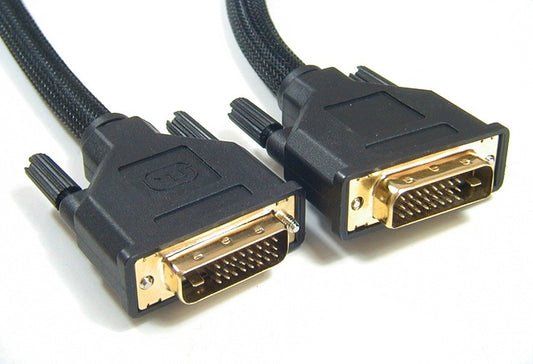 Astrotek DVI-D Cable 2m - 24+1 pins Male to Male Dual Link 30AWG OD8.6mm Gold Plated RoHS, AT-DVID-MM-2M