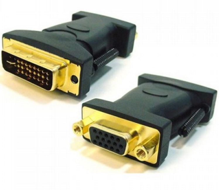 Astrotek DVI to VGA Adapter Converter 24+5 pins Male to 15 pins Female Gold Plated, AT-DVIVGA-MF