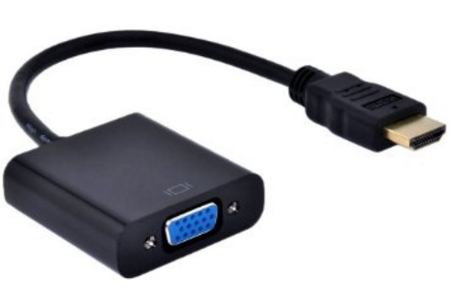 Astrotek HDMI to VGA Converter Adapter Cable 15cm - Type A Male to VGA Female, AT-HDMIv1.4VGA-MF