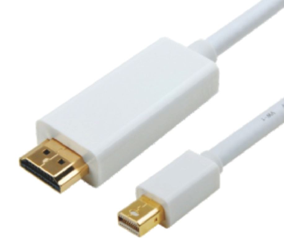 Astrotek Mini DisplayPort DP to HDMI Cable 2m - 20 pins Male to 19 pins Male Gold plated RoHS, AT-MINIDPHDMI-2