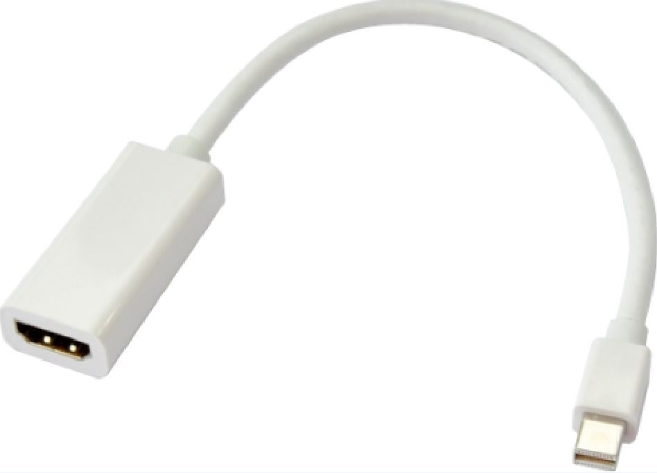Astrotek Mini DisplayPort DP to HDMI Cable 15cm - 20 pins Male to Female 1080P Adapter Converter for Macbook Pro Air iMac Microsoft Surface Pro, AT-MINIDPHDMI-MF