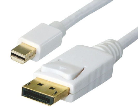 Astrotek 1m Mini DisplayPort DP to DisplayPort DP Converter Cable - Thunderbolt Male to Male DP for MacBook Pro Mac Air Microsoft Surface 2/3/4, AT-MINIDPP-1