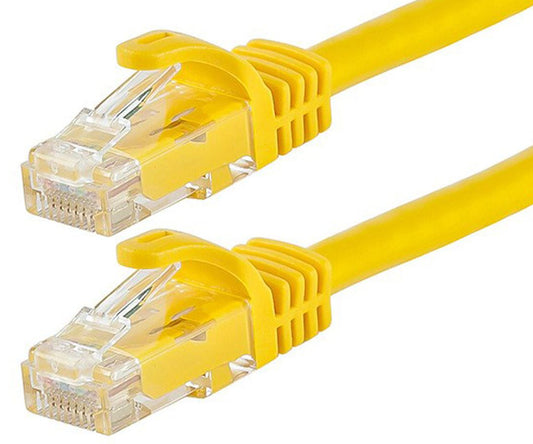 Astrotek CAT6 Cable 5m - Yellow Color Premium RJ45 Ethernet Network LAN UTP Patch Cord 26AWG CU Jacket, AT-RJ45YELU6-5M