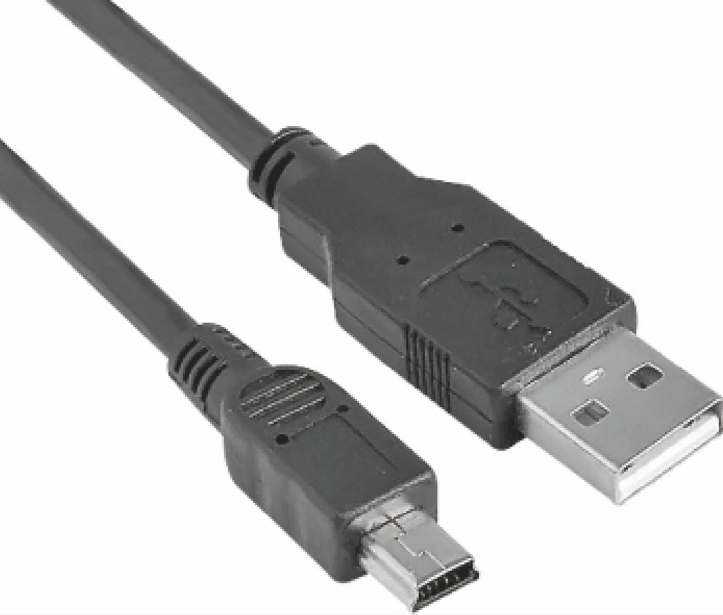 Astrotek USB 2.0 Cable 1m - Type A Male to Mini B 5 pins Male Black Colour RoHS, AT-USB-A-MINI-1M