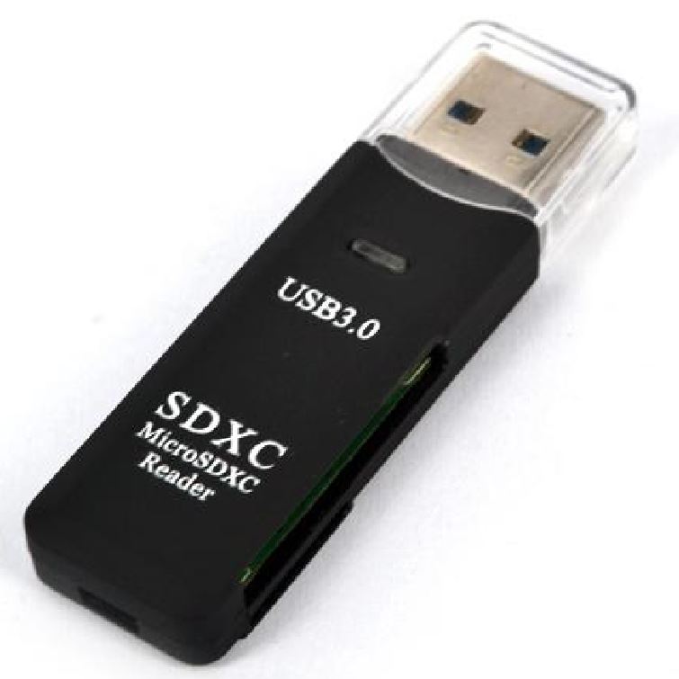 Astrotek USB 3.0 Card Reader for SD and Micro SD Black Colour, AT-USB-READER