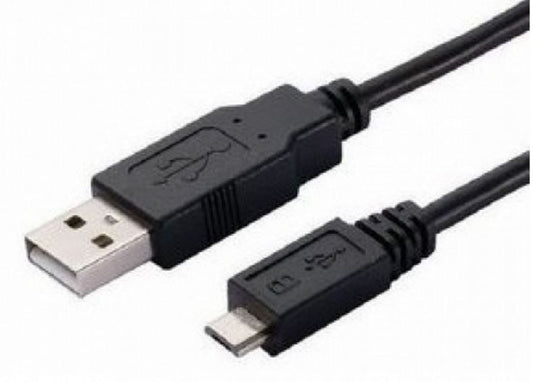 Astrotek USB to Micro USB Cable 3m - Type A Male to Micro Type B Male Black Colour RoHS, AT-USB2MICRO-AB-3M