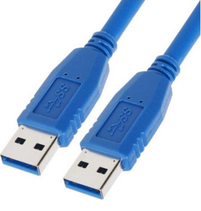 Astrotek USB 3.0 Cable 1m - Type A Male to Type A Male Blue Colour, AT-USB3-AMAM-1M