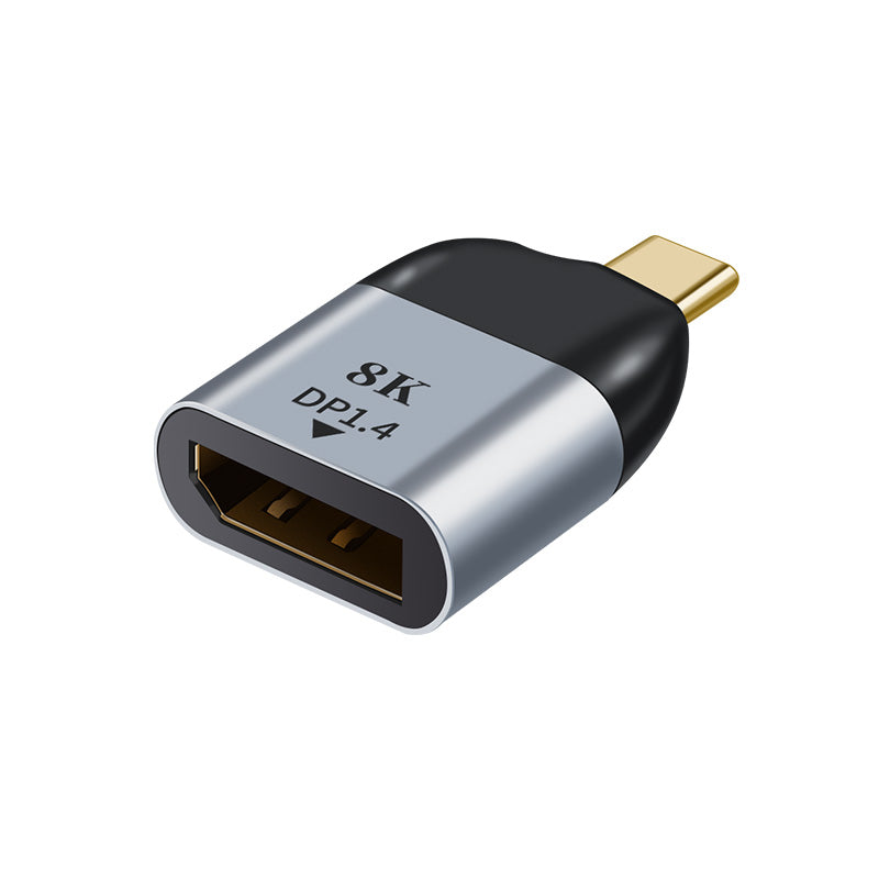 Astrotek USB-C to DP DisplayPort Male to Female Adapter Converter 8K@60Hz 4K@60Hz for iPad Pro Macbook Air Samsung Galaxy MS Surface Dell XPS, AT-USBCDP-MF