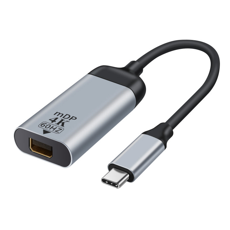 Astrotek USB-C to Mini DP DisplayPort Male to Female Adapter 15cm cable support 4K@60Hz for iPad Pro Macbook Air Samsung Galaxy MS Surface Dell XPS, AT-USBCMDP-MF15