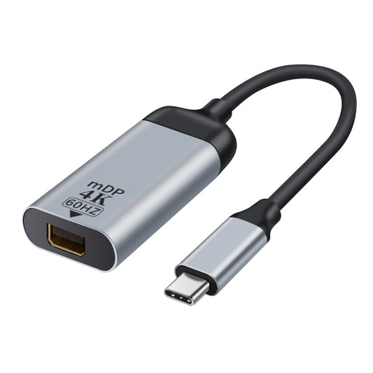 Astrotek USB-C to Mini DP DisplayPort Male to Female Adapter 15cm cable support 4K@60Hz for iPad Pro Macbook Air Samsung Galaxy MS Surface Dell XPS, AT-USBCMDP-MF15
