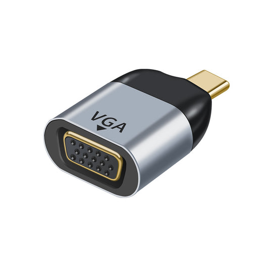 Astrotek USB-C to VGA Male to Female Adapter support 1080P@60Hz QXGA QWXGA WUXGA UXGA for iPad Pro Macbook Air Samsung Galaxy MS Surface Dell XPS, AT-USBCVGA-MF