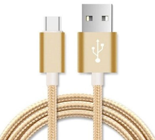 Astrotek 1m Micro USB Data Sync Charger Cable Cord Gold Color for Samsung HTC Motorola Nokia Kndle Android Phone Tablet & Devices, AT-USBMICROBG-1M