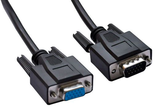 Astrotek VGA Extension Cable 4.5m - 15 pins Male to 15 pins Female for Monitor PC Molded Type Black LS, AT-VGAEXT-MF-4.5M