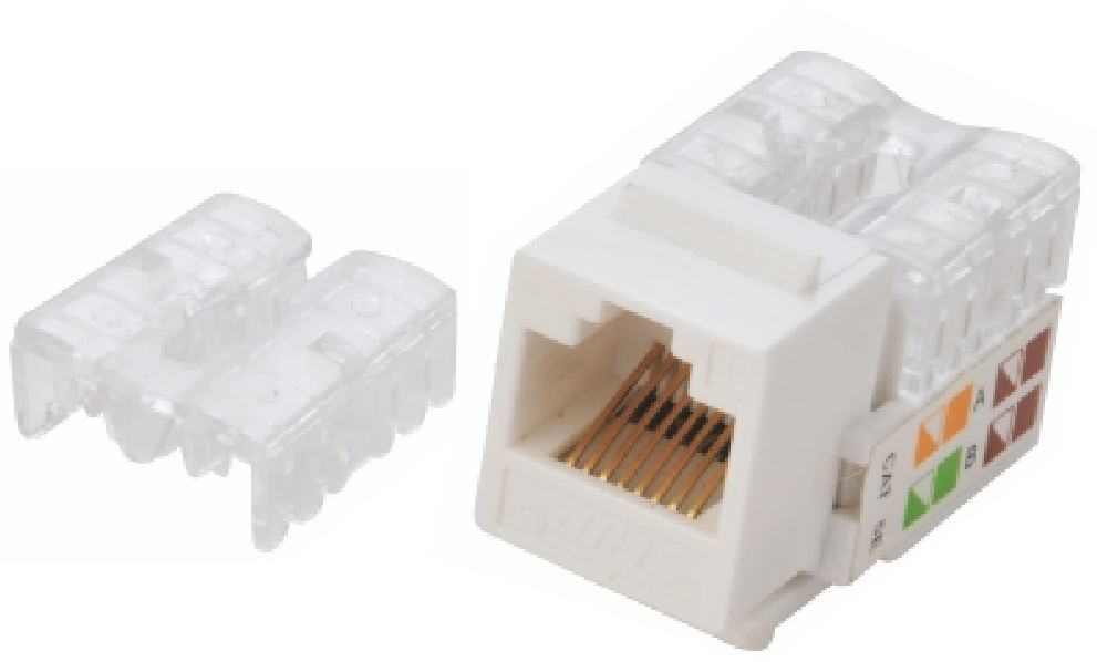 Astrotek CAT6 UTP Outlets Network Keystone Jack for Socket kit 10pcs per pack Poly Bag White LS, ATP-KJ-6
