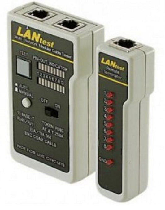 Astrotek RJ45 RJ11 Coaxial Network Ethernet LAN Phone Cable Tester Wire Tracker, ATP-TOOL-CT