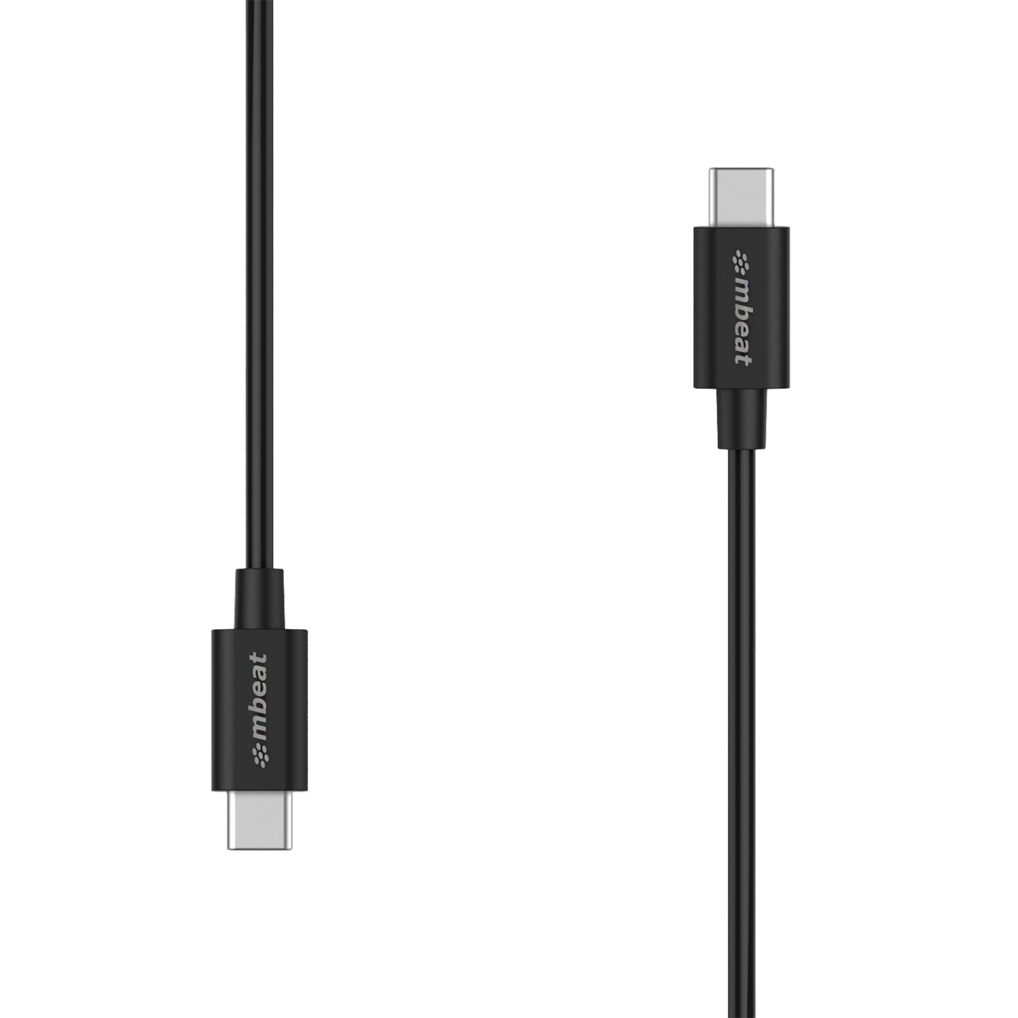 mbeat Prime 2m USB-C to USB-C 2.0 Charge And Sync Cable High Quality/Fast Charge for Mobile Phone Device Samsung Galaxy Note 8 S8 9 Plus LG Huawei, MB-CAB-UCC02