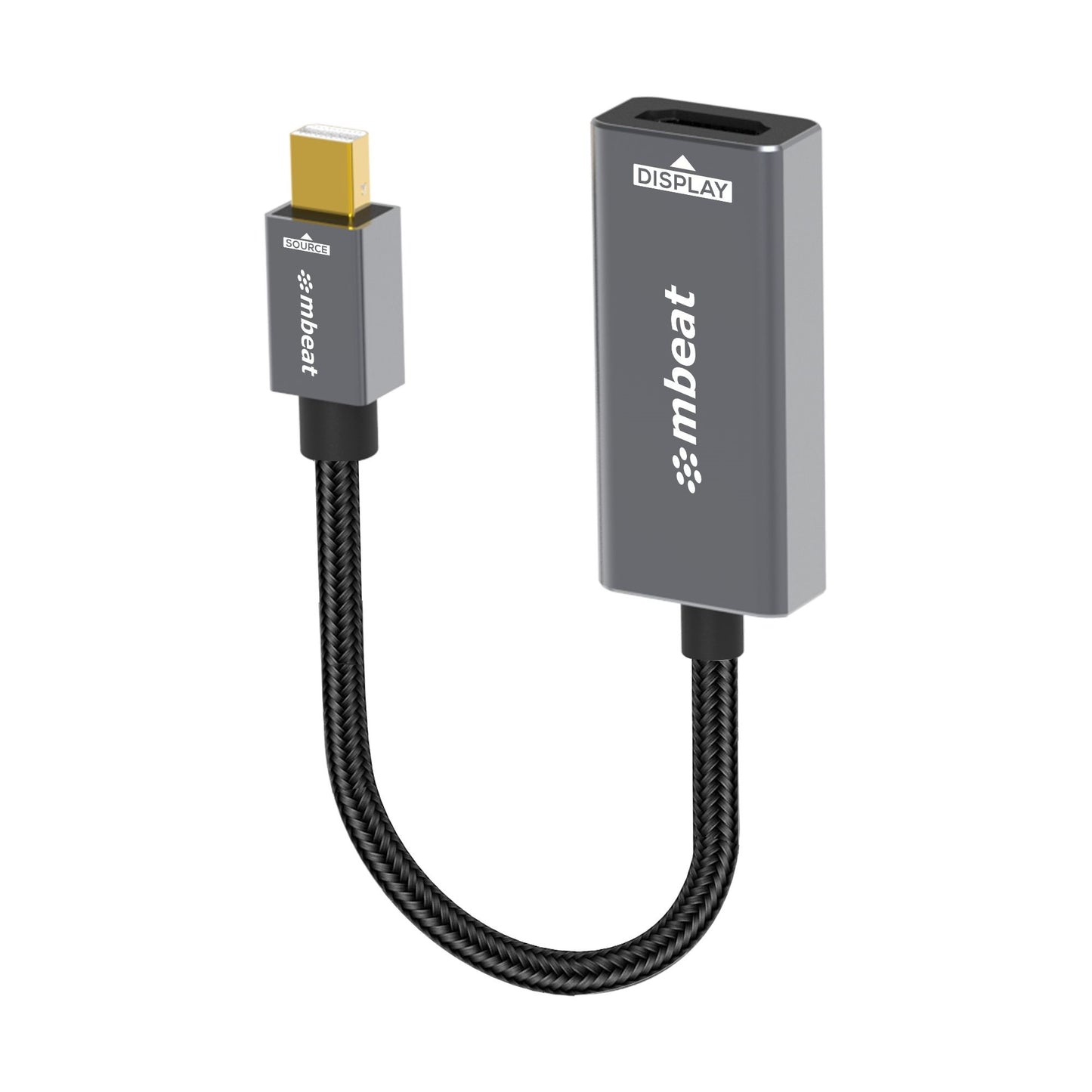 mbeatÂ® Tough Link Mini DisplayPort to HDMI Adapter  Seamless Connectivity  HDMI Version: 1.3  1080p@60Hz HD display Package Weight: 42.5g