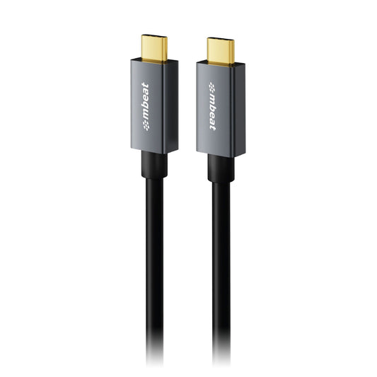 mbeatÂ® Tough Link 1m USB 4.0 USB-C Cable - Space Grey Video Resolution: Maximum 8K/60Hz Package Weight: 85g USB-C 4.0 Product Weight: 60g