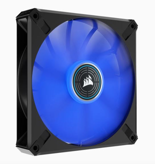 Corsair ML ELITE Series, ML140 LED ELITE, 140mm Magnetic Levitation Blue LED Fan with AirGuide, Single Pack(LS), CO-9050125-WW
