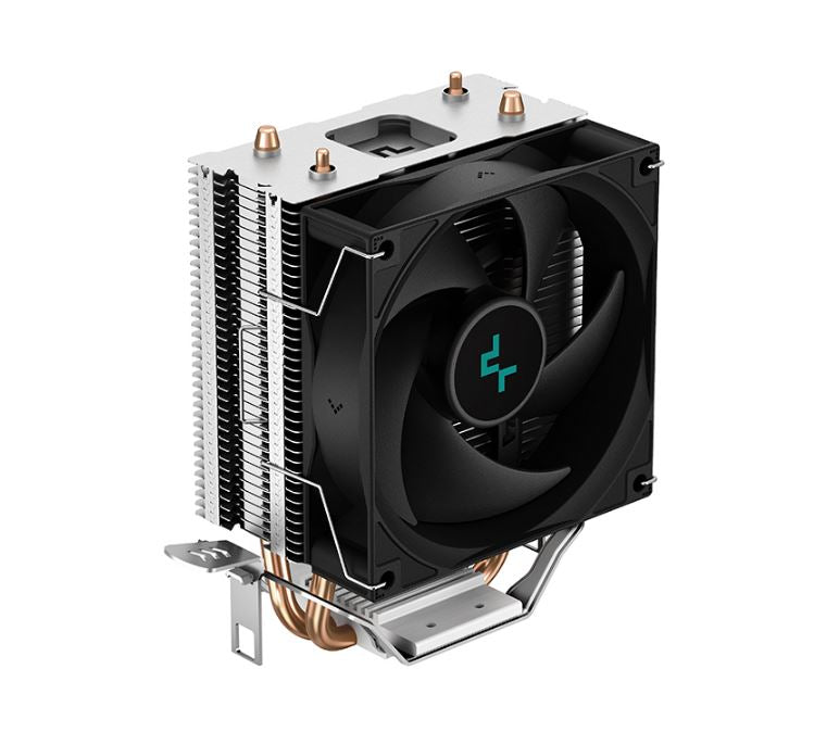 DeepCool AG200 Compact Single-Tower CPU Cooler , 2 Copper Heat Pipes, 92 mm FDB PWM Fan, Intel LGA1851/1700/1200/1151/1150/1155 AM5/AM4, R-AG200-BKNNMN-G