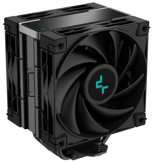 DeepCool AK400 Zero Dark Plus Performance CPU Cooler, 4 Heat Pipe Tower, High-Performance FDB Fan, 220W Heat Dissipation, Intel LGA1851/700 AM4/5, R-AK400-BKNNMD-G-1