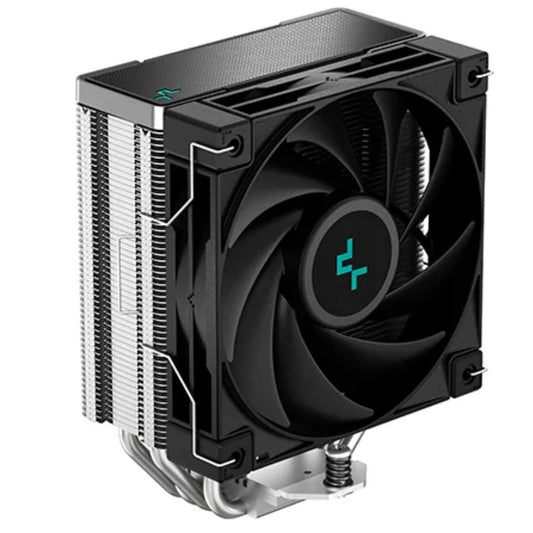 DeepCool AK400 Performance CPU Cooler, 4 Heat Pipe Tower, High-Performance FDB Fan, 220W Heat Dissipation, ILGA1851/1700/1200/115X/AM5/AM4, R-AK400-BKNNMN-G-1