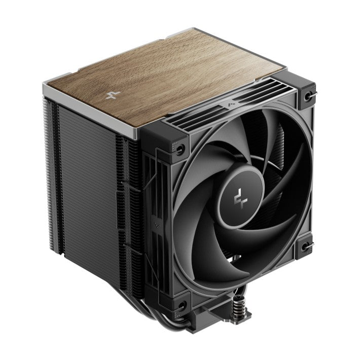 DeepCool AK500 G2 Wood Grain Top Cover CPU Cooler, 5 Heat Pipes, 4-pin PWM, Intel LGA1851/1700/1200/115x, AMD AM5/AM4, R-AK500G2-BKNNMN-GJD