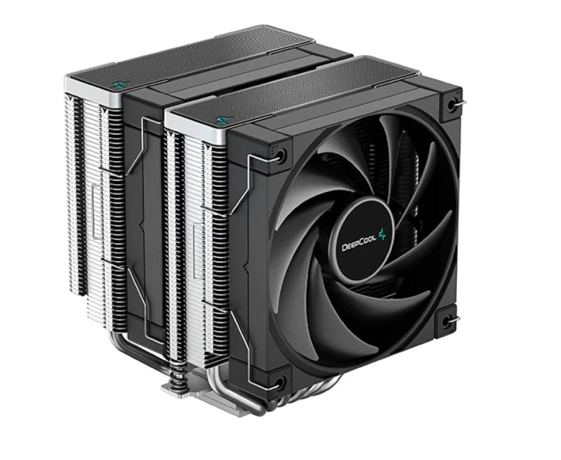 DeepCool AK620 High Performance Dual Tower CPU Cooler, 6 Copper Heat Pipes, 2x120 FDB Fans, 260W Heat Dissipation LGA2066/1200/1511/1700/1851 AM5/AM4, R-AK620-BKNNMT-G
