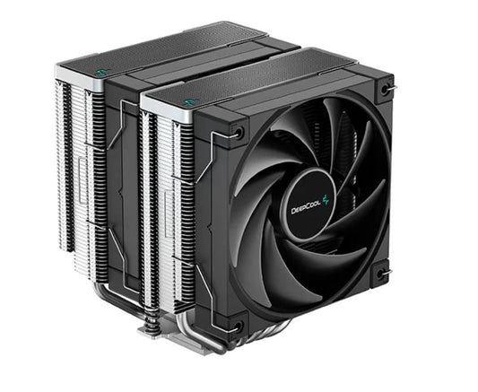 DeepCool AK620 High Performance Dual Tower CPU Cooler, 6 Copper Heat Pipes, 2x120 FDB Fans, 260W Heat Dissipation LGA2066/1200/1511/1700/1851 AM5/AM4, R-AK620-BKNNMT-G