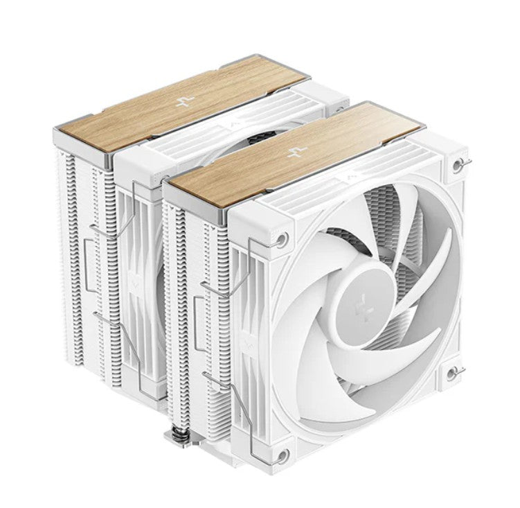DeepCool AK620 G2 WH Wood Grain Top Cover CPU Cooler, 4-pin PWM, Hydro Bearing Intel LGA1851/1700/1200/1151/1150/1155/ AM5/AM4, R-AK620G2-WHNNMN-GJD
