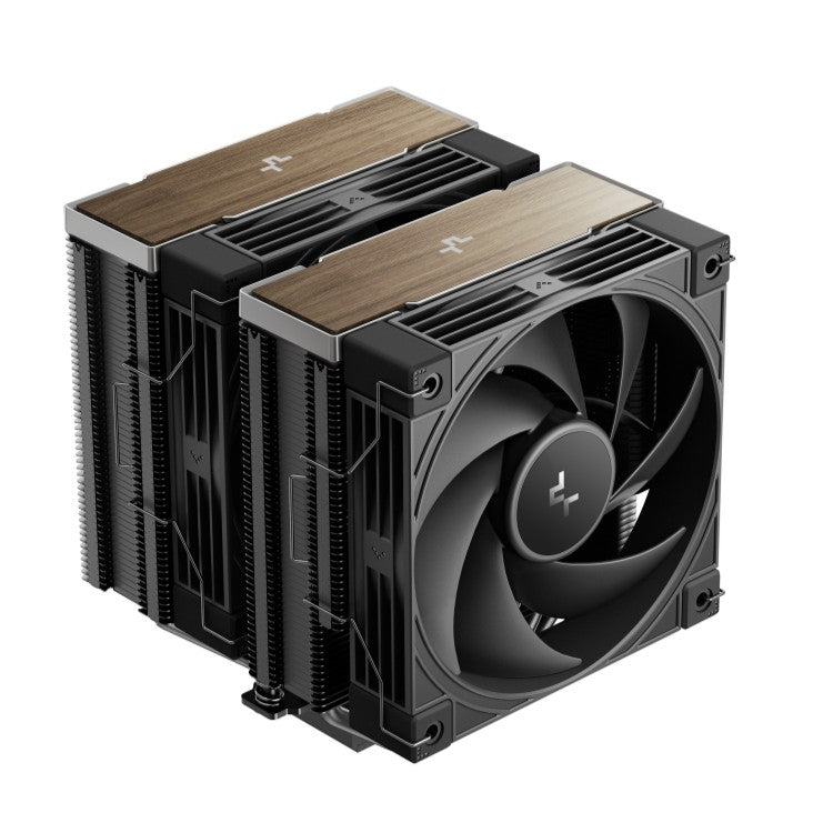 DeepCool AK620 G2 Wood Grain Top Cover CPU Cooler, 4-pin PWM, Hydro Bearing Intel LGA1851/1700/1200/1151/1150/1155/ AM5/AM4, R-AK620G2-BKNNMN-GJD