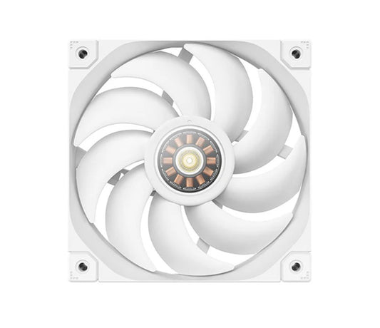 DeepCool FL12 White 120mm Unique ARGB Fans, Low Noise, 4-pin PWM, Fluid Dynamic Bearing, Addressable RGB LED, R-FL12-WHAPN1-G