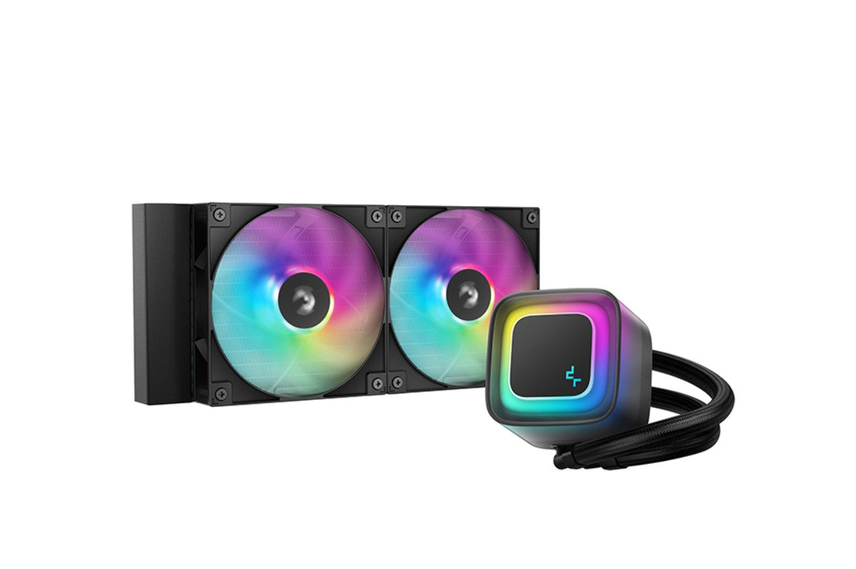 DeepCool LE240 V2 Liquid Cooler 240mm 6th Gen Pump up to 3400 PWM, Hydro Bearing, IntelLGA1851/1700/1200/1151/1150/1155, AMDAM5/AM4, R-LE240-BKAMMC-G-2