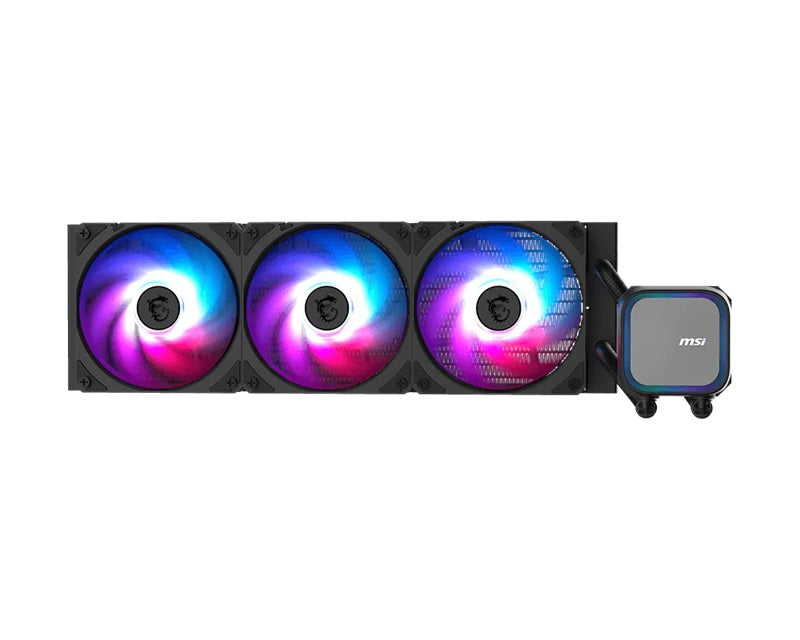 MSI MAG CORELIQUID A13 360 - BLACK, 2.4' IPS, USB 2.0 pin header, SATA, 2 fans, Two Ball Bearing, AM5 / AM4, 3 y warrenty