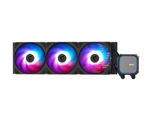MSI MAG CORELIQUID A13 360 - BLACK, 2.4' IPS, USB 2.0 pin header, SATA, 2 fans, Two Ball Bearing, AM5 / AM4, 3 y warrenty