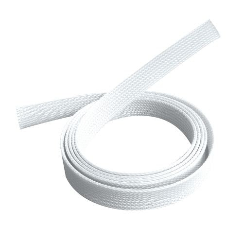Brateck Braided Cable Sock (40mm/1.6' Width) Material Polyester Dimensions1000x40mm -- White (LS), CS-40-W