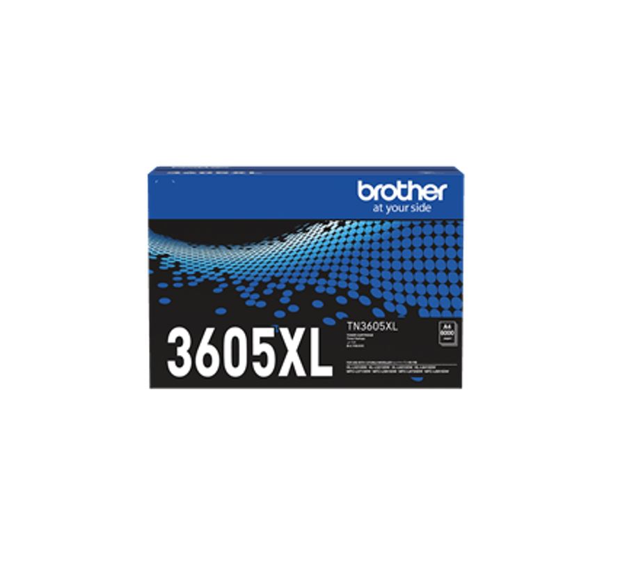 Brother *NEW*MONO LASER TONER- HIGH YIELD CARTRIDGE TO SUIT MFC-L6720DW/ MFC-L5915DW/ MFC-L5710DW/ HL-L6210DW/ HL-L5210DW/HL-L5210DN- Up to 6000 pages, TN-3605XL