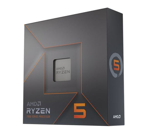 AMD Ryzen 5 7600X, Core AM5 5.3GHz CPU Processor, without cooler, 100-100000593WOF