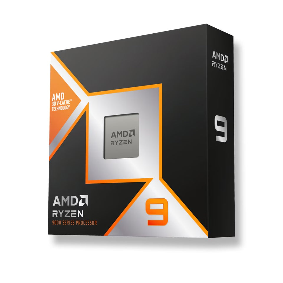 AMD Ryzen 9 9950X3D, 16 Cores/32 Threads, 170watts, Max Freq 5.7Ghz, 144MB Cache, WOF, Radeon Graphics, 100-100000719WOF