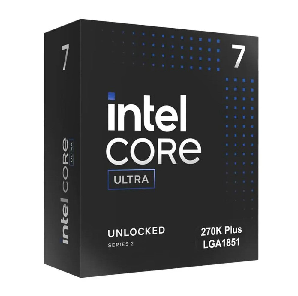 Intel Core Ultra 7 processor 270K Plus LGA1851 (36M Cache, up to 5.50 GHz)(15th Gen), Integrated Graphics Please note: No CPU Cooler Included, BX80768270K
