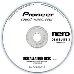 Pioneer Software Nero Suite 3 OEM Version 6.6 - Play Edit Burn & Share Blu-ray & 3D contents - PowerDVD10 InstantBurn5.0 Power2Go8.0 PowerProducer5.5, IDDVR110